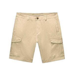 Napapijri Mens Deline Cotton Blend Cargo Shorts / Beige